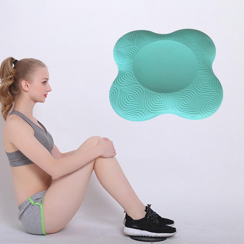

Multifunctional Yoga Knee Pad Elbow Hand Support Mat Fitness Gym Pain Relief Exercise Cushion1, Blue