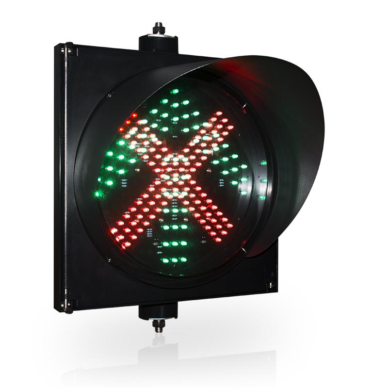 

300mm Red Cross Green Arrow 2 in 1 LED Traffic Light