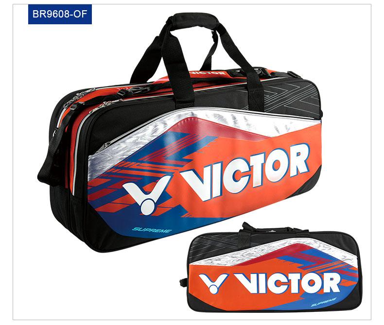 

New Victor Badminton Tennis Bag Gym Bags Travel Outdoor Sports Backpack Handbag Dry Wet Shoes Bag For Women Men BR9608