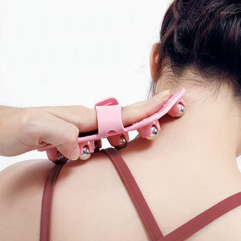 

New massager seven marbles massager muscle fitness Leg 60 degree rotation steel ball Leg Fitness Massage1