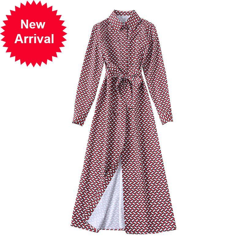 

2021 New Runway Autumn Floral Winter Fashion Dress Up Vintage Elegant Long Sleeve Clothes Jy4x, Blue