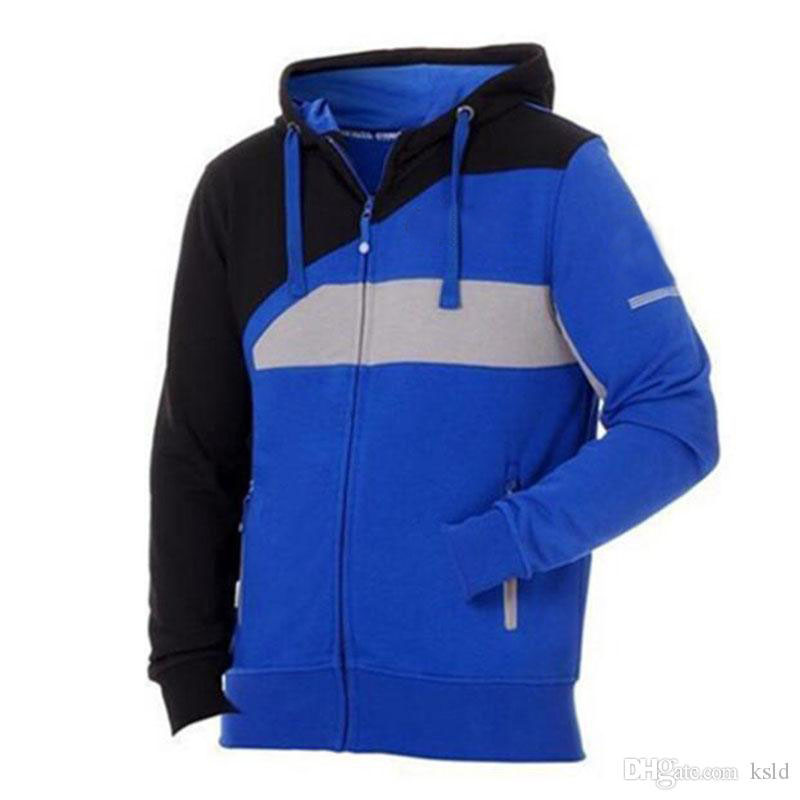 

Fashion Men's Zipper Hoodies MOTO Cotton Jacket For Factory Sport Riding Motorcycle Sweatshirt Windproof Motocross Jacket