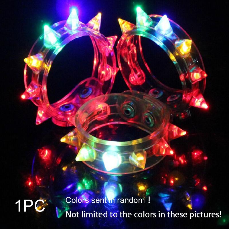 

Unisex Night Light UV Party Bar KTV RFID Blocking Rivet Fabala Punk Style Lighting