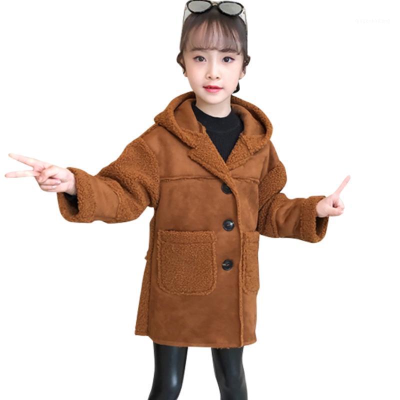 

Girls Coat Solid Color Coat For Girls Casual Style Children's Jacket Autumn Winter Children's Clothes 6 8 10 12 141, As picture