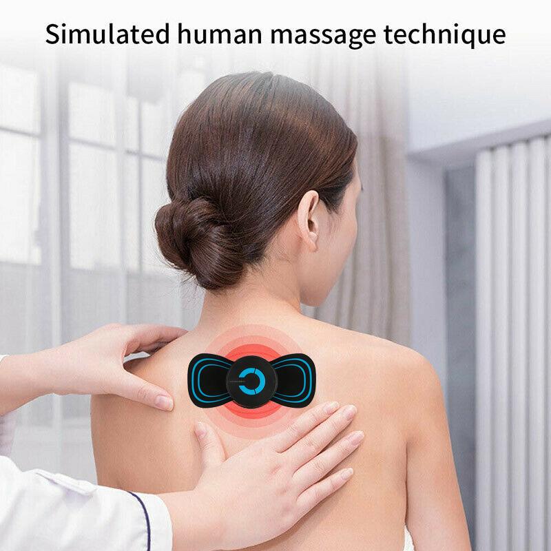 

Portable USB Rechargeable Electric Cervical Massager Mini Smart Cervical Massage Sticker Meridian Massager