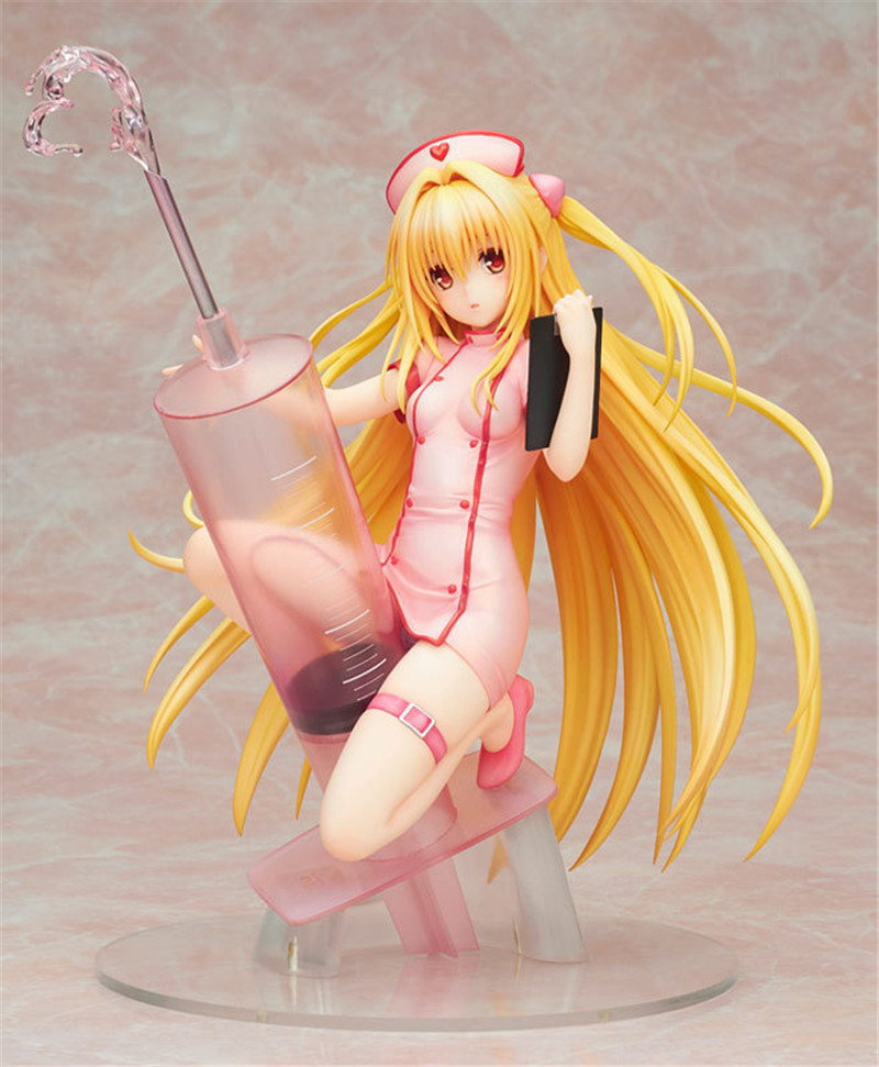 

Anime Sexy Girl To Love Ru Dark Golden Konjiki No Yami Nurse Ver. 1/7 Scale Action Figure Collectible Model Toy