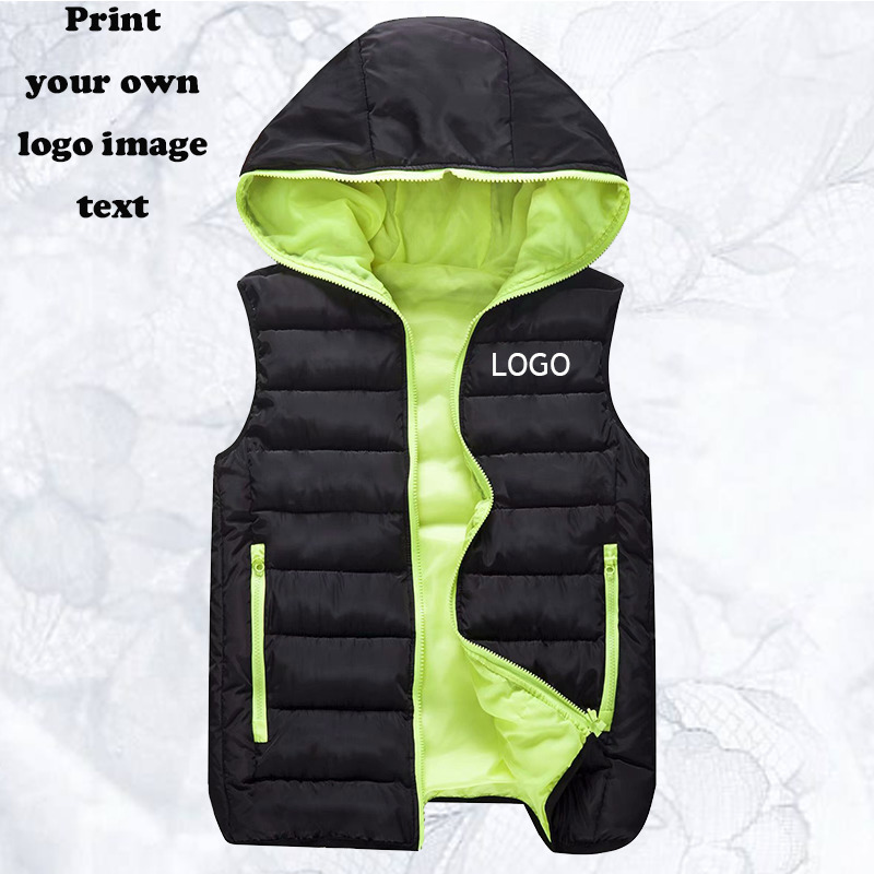 Autumn and winter custom vest men's vest windproof casual style quality solid slim sleeveless jacket clothing L-4XL 201120Z