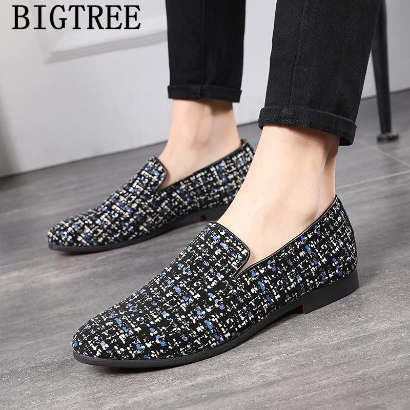 

Loafers Men Party Shoes Italian Brands Dress Shoes Men Classic Formal 2020 Sepatu Slip On Pria Zapatos Charol Hombre, Black