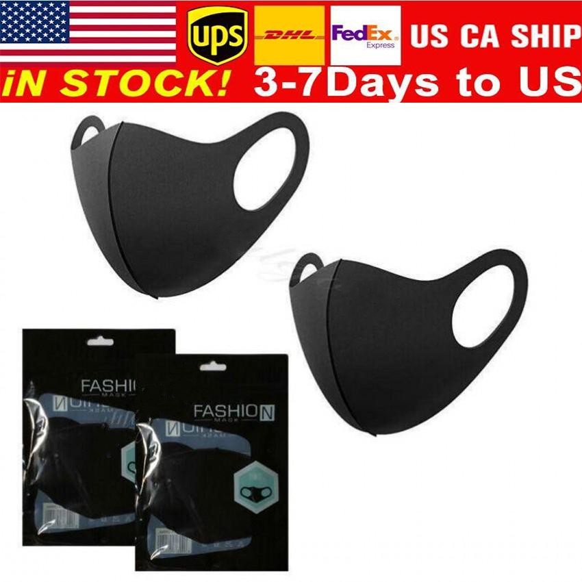 

Exquisite Packaging Washable Protective Face Masks Black Cotton Reusable Adult Kids Anti Dust Cycling Mouth Children Cloth Masks