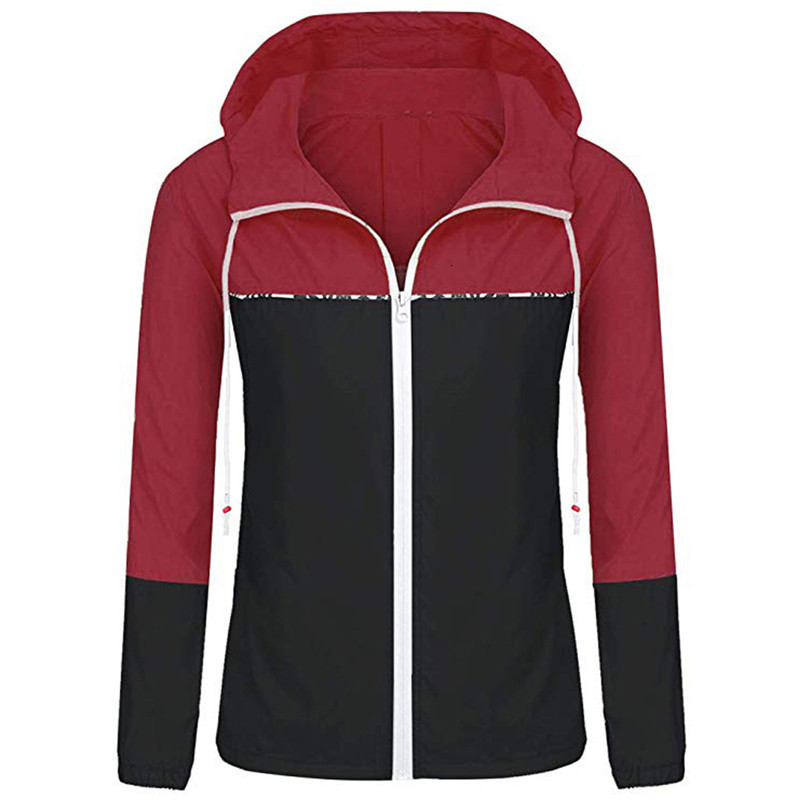 

2021 New Spring Autumn Cut-off Female with Hood Women' Jacket Fashion Baseball Clothes Zipper Outerwe 6CUC, Black