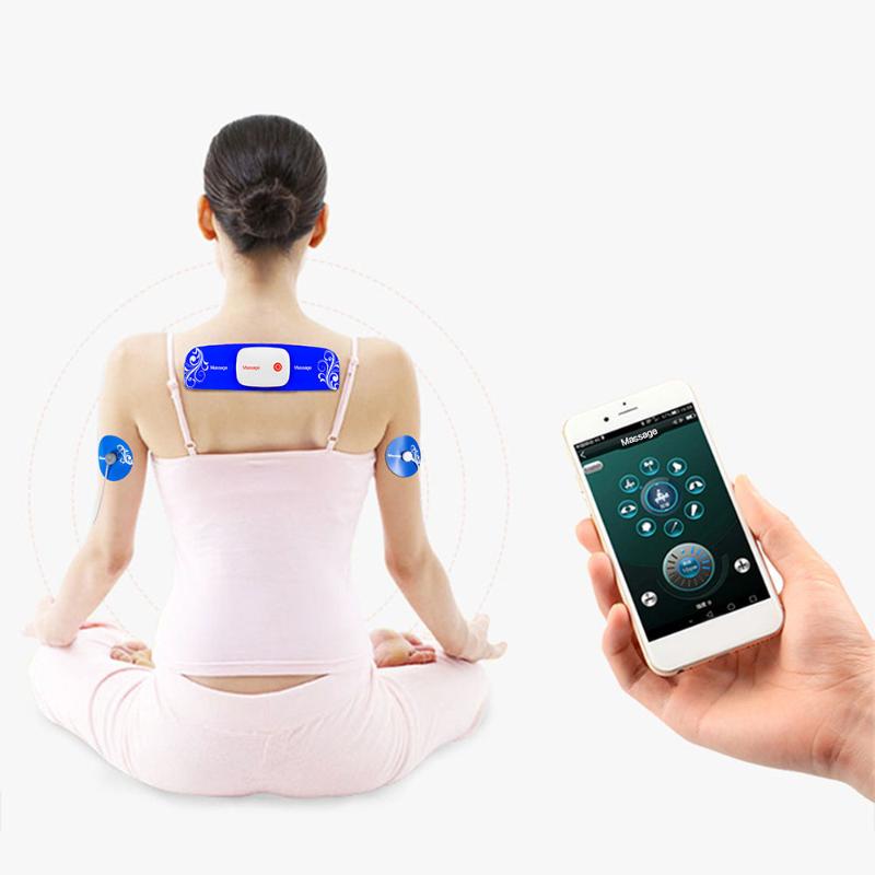 

Electronic Digital Therapy with Electrode Patch Wireless Massager Machine Shaisu Back Shoulder TENS Massage Health Stess Relief