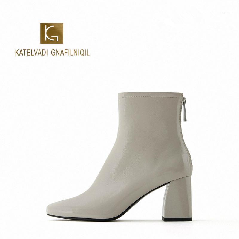 

KATELVADI New Arrival Over The Knee Woman Boots Fashion High Quality Handmade Stretch Plus Split Leather Boots XYT-0011, No plush