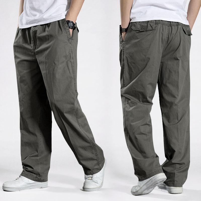 

Men Harem tactical Pants 2021 Sagging cotton pants men Trousers plus size sporting Pant Mens Joggers Casual 6XL, 226 khaki