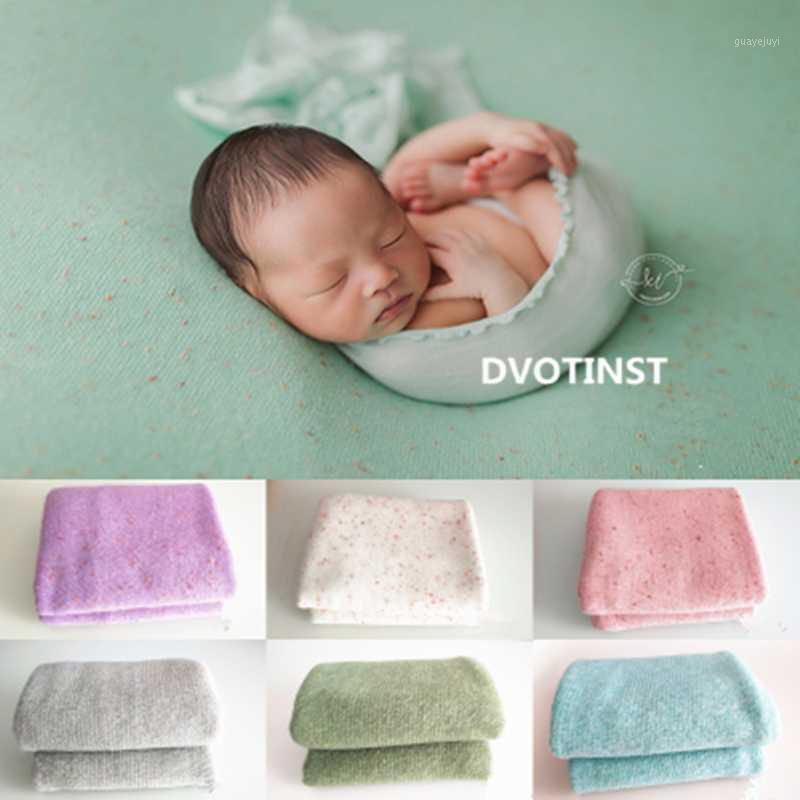 

Dvotinst Newborn Photography Props Soft Crochet Backgound Balnket Backdrop Mat Studio Shoot Fotografia Accessories Photo Props1, 1-219