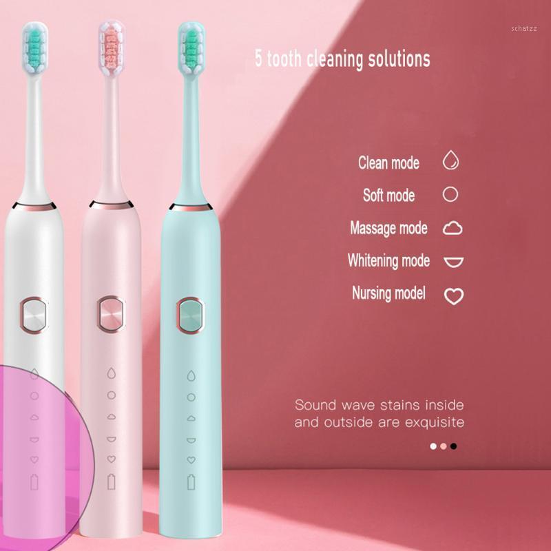 

Electric Toothbrush Rechargeable USB Ultra Sonic Tooth Brush Waterproof for Adults electronic Automatic Toothbru1