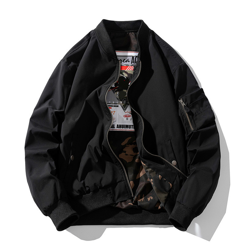 

2021 New Solid Flight From Vintage Casual Fashion Baseball Streetwear Man Jacket Spring Eyyk PG7M, Light green