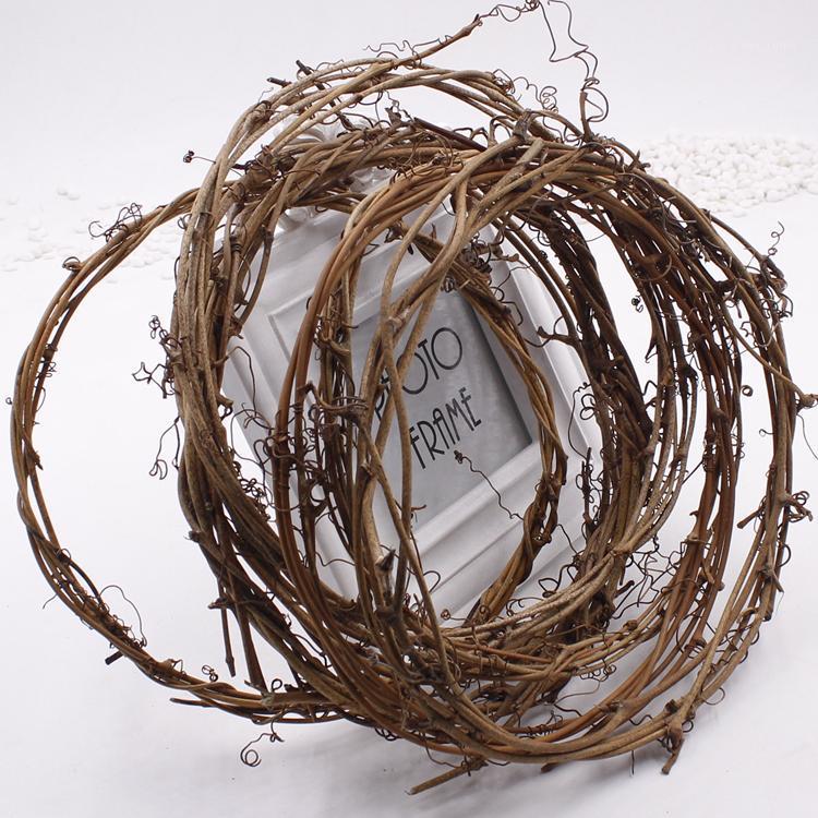 

Hot sale Handmade Artificial Garland DIY accessories material Wreath Rattan hand ring rattan hair bands For Wedding Decoration1, Picture color