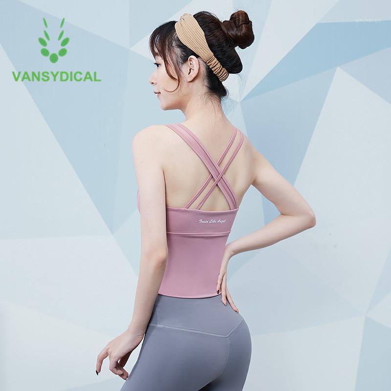 

Brand Women Sports Workout Yoga Bra Vest-type Shockproof Running Gym Bra Tops Cross Shoulder Strap Fitness Training Underwear1, Fbf20642