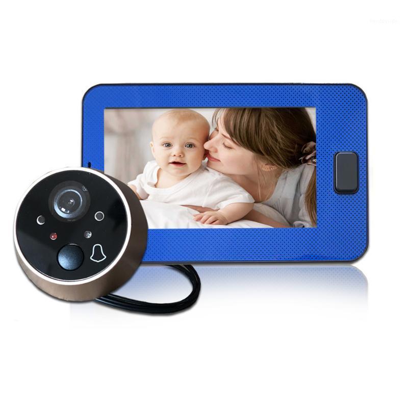

Peephole Door Camera 4.3 Inch Color Screen With Electronic Doorbell LED Lights Video Door Viewer Video-eye Home Security1