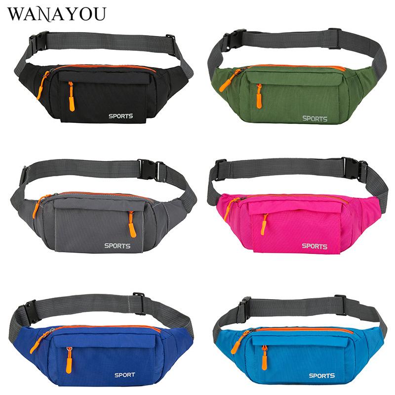 

WANAYOU Ultra-Light Running Belt Bag Multifunction Waist Pack Waterproof Chest Bag Zipper Wallet Pouch Travel Bicycle Hiking, Rose
