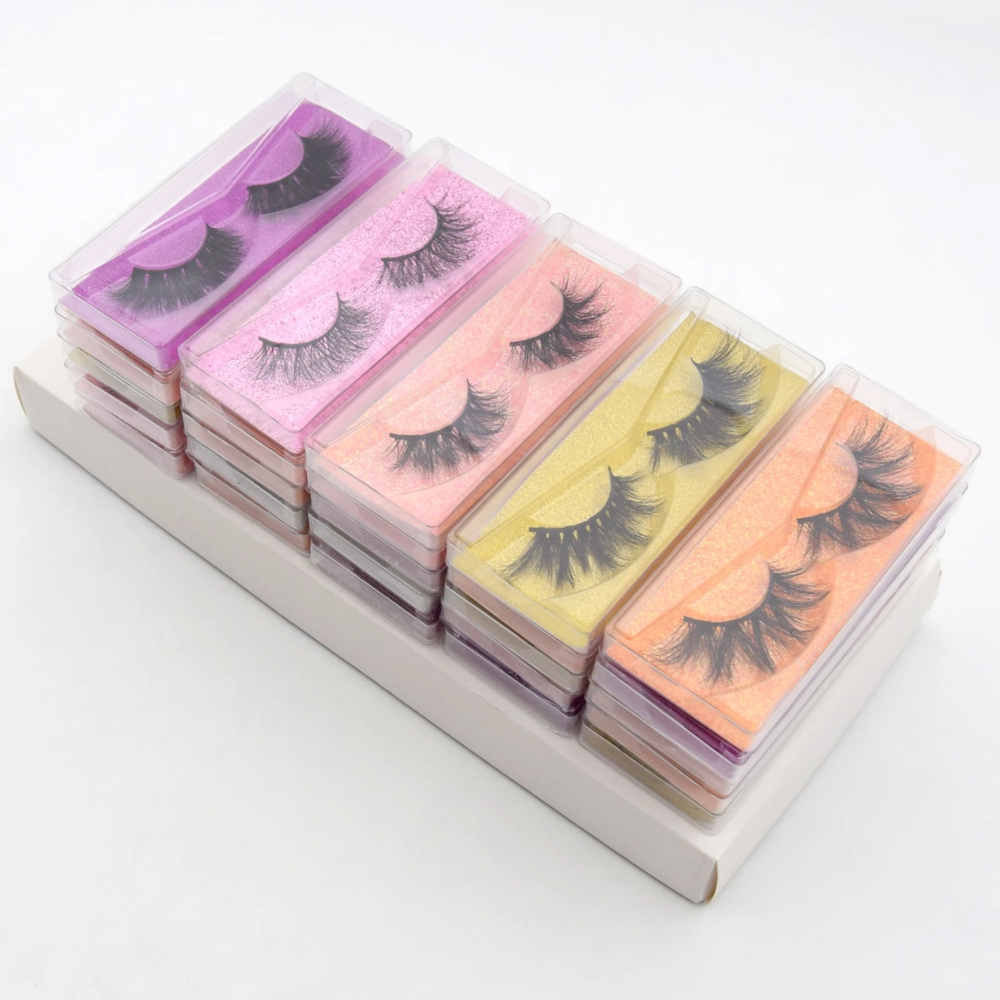 Wholesale Natural Long Eyelashes Mink Fluffy Eye Lashes Fluffy Eyelash Extension Make Up Faux Cils Beauty Tools-image-754144957
