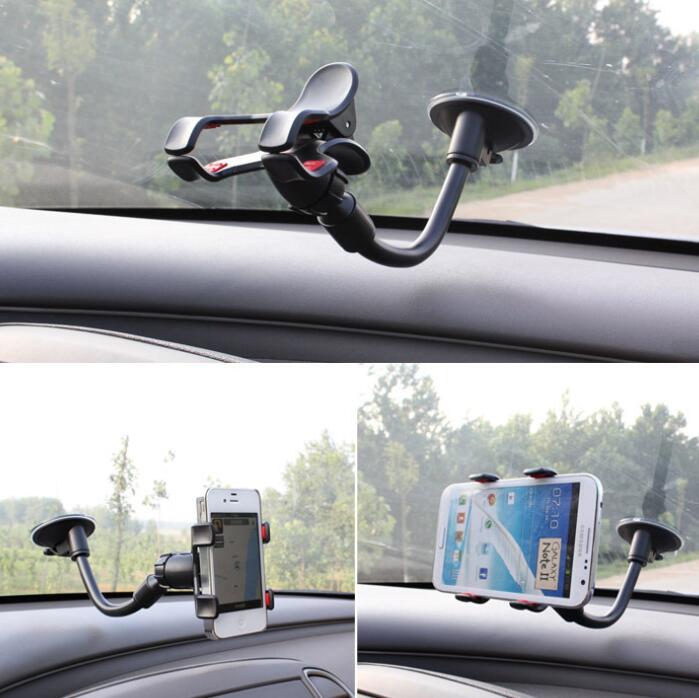 

Bionanosky Car Mount Long Arm Universal Windshield Phone Holder with Strong Suction Cup and Clamp 360 degree stands best seller