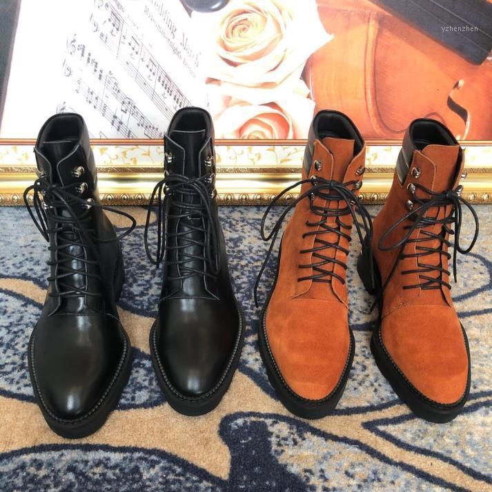 

Leather Ankle Boots Women Stylish Botas De Mujer Winter Botines Mujer Fashion Shoes For Women Luxury Design Zapatillas1, As pic