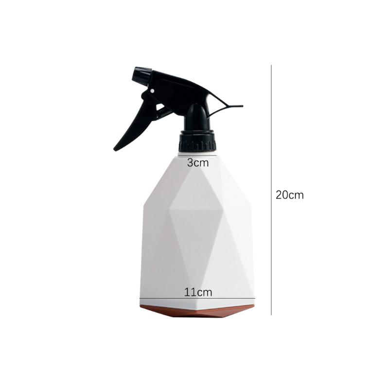 

600 ML Garden Water Spray Bottle 1PC Leak-Proof Fine Mist Spray Bottle for Gardening Plant Watering Can J#26, Light grey
