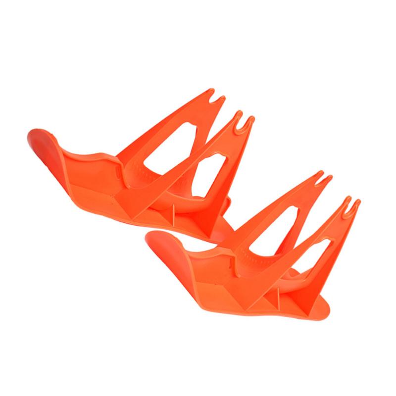 

2pcs Bike Ski Sled Bike Snow Ski Set Skiing Snowboard with Straps, Orange