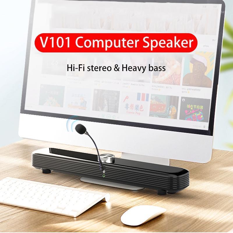 

2020 Bass Subwoofer Bluetooth Speaker PC Sound Bar USB Wired with Microphone 360 degree Stereo Surround Home Speakers Aux 3.5mm1