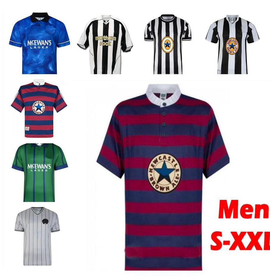 

Retro Newcastl e soccer jerseys 1984 1986 1988 1994 1995 96 97 98 99 2005 06 07 Magpies BATTY ASPRILLA SHEARER Bellamy UNITED jersey classic vintage football shirt top, 1997-98