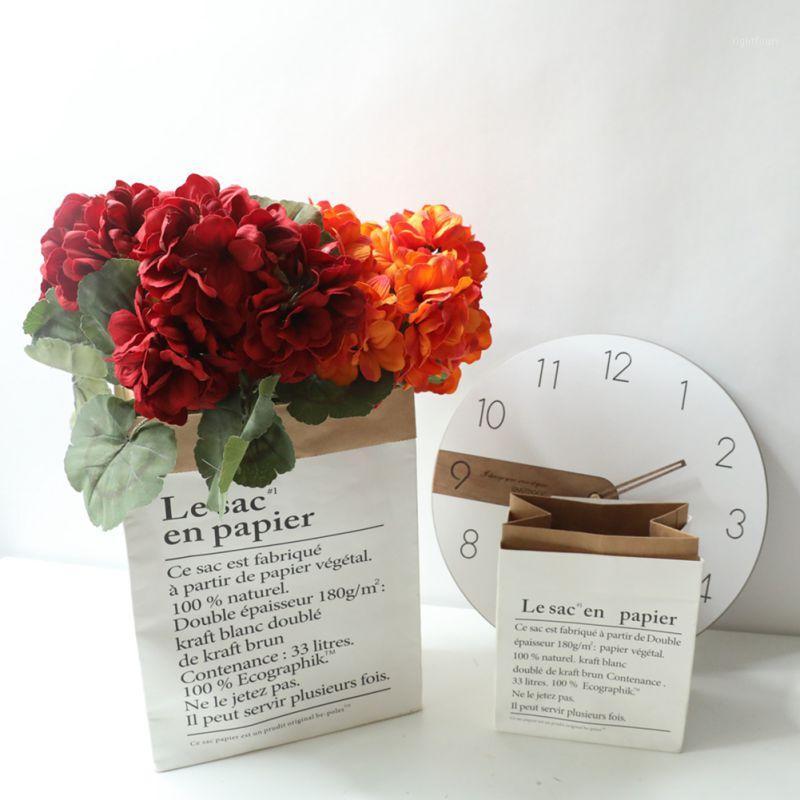 

1 Bunch Of 7 Headeds Simulation Begonia Bouquets Home Decoration Wedding Display Fake Flowers for Party1