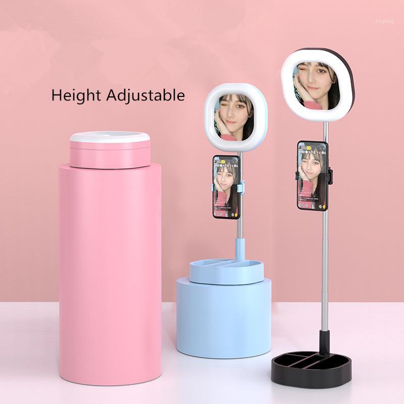 

16cm Foldable LED Ring Light Photo Studio Camera Light Photography Dimmable Video Youtube Makeup with Phone stand Holder1