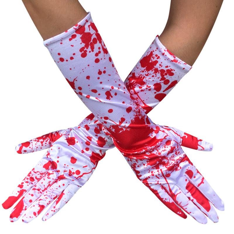 

Halloween Blood Cosplay Decoration Long Gloves Terror Spoof Personality Theme Party Ghost Hand Scary Doctors