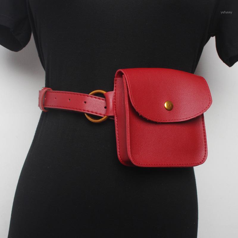 

Mihaivin Female Bags Snake Belt Bag Leather Waist Bag Women Fanny Pack Fashion Waist Pack Purse Case Small Pu Bags For Women1, Red