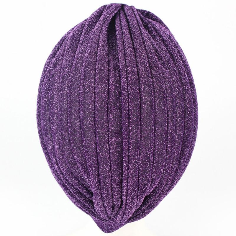 

Scarves Fashion Women Shiny Shimmer Sparkly Turban Hat Muslim Hijab For 2021