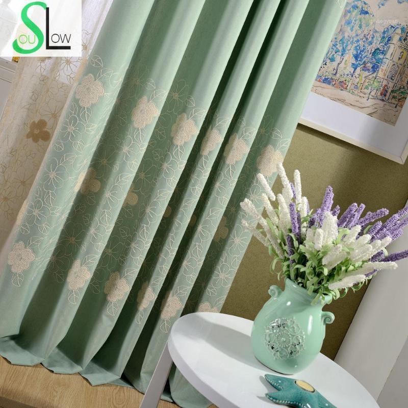 

Flower Face Embroidery Curtain With Multicolor Optional Screens Cotton French Window Curtains For Living Room Bedroom Tulle1, Tulle