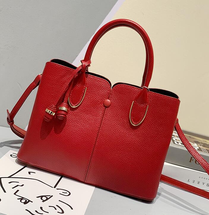 

lady bag HBP handbag New arrival Genuine leather women tote high quality, Red