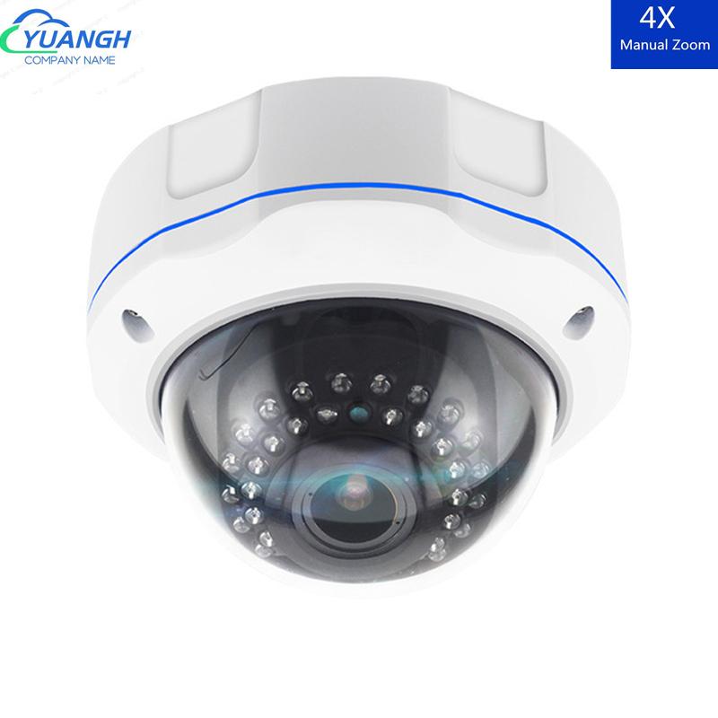 

1080P Dome AHD Camera Surveillance 2.8-12mm Manual Zoom Lens IR Night Vision Indoor Security Home Camera