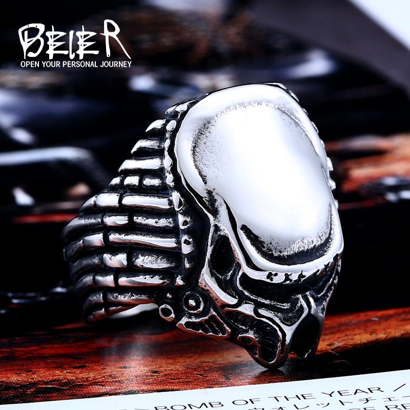 

Beier new store 316L Stainless Steel ring top quality man movie style fashion Jewelry BR8-217