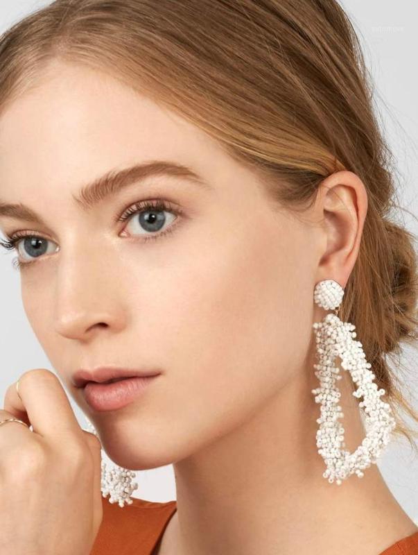 

Bohemian Geometric Beads Tassel Earrings For Women Handmade Boho Ear Vintage Jewelry Long Big Statement Earrings1