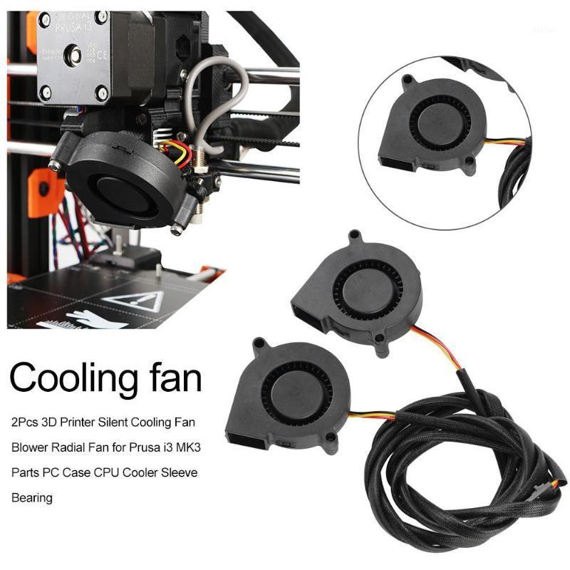 

2Pc 3D Printer Silent Cooling Fan Blower Radial Fan For Prusa I3 3 Parts PC Case CPU Cooler Sleeve Bearing Cooling Accessories1