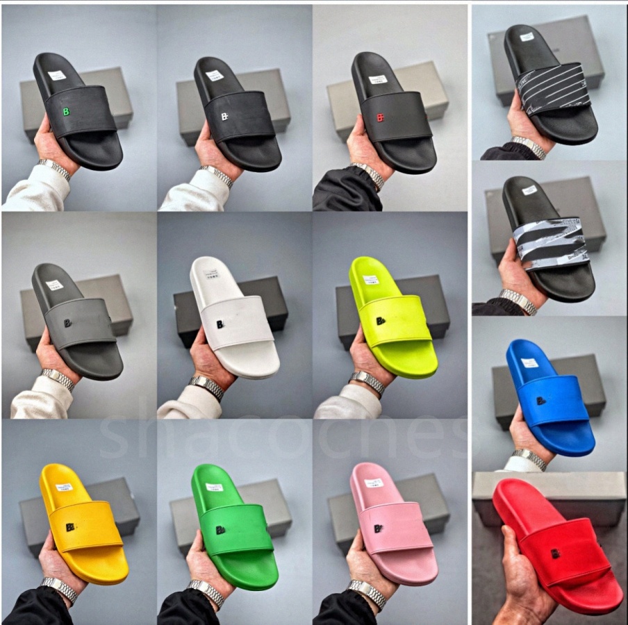 

Paris Sliders Mens Womens Summer Sandals Beach Slippers Ladies Flip Flops Loafers Black Outdoor Home Slides Chaussures guccie men Shoes size 36-45, 10