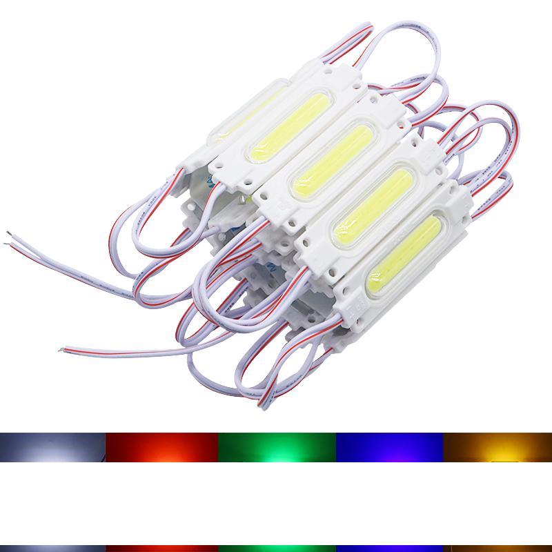 

COB LED Module String Light with Clear Lens DC12V 6LED Waterproof for Outdoor Advertising Sign Shop Banner LED Module Strip Lamp