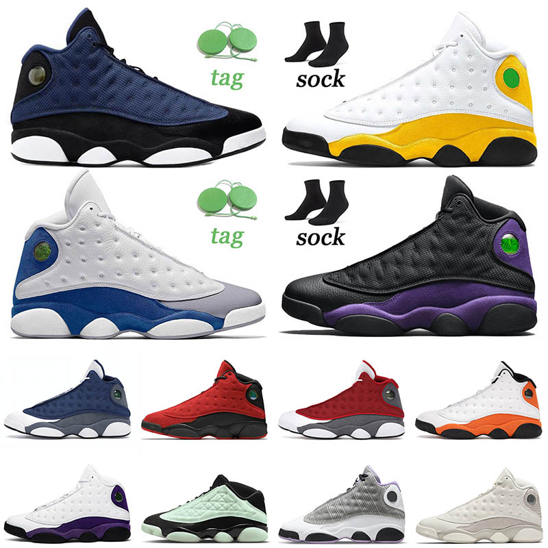 

Top Fashion Jumpman 13 13s XIII Basketball Shoes For Women Men Playground Soar Green Melo Class off 2002 Court Purple French Blue Brave Blue Sneakers Trainers, D40 playoffs 40-47
