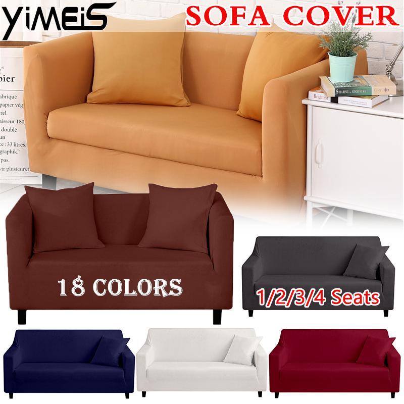 

Slipcovers for Living Room Elasticity Non-slip Couch Slipcover Universal Spandex Case for Stretch Sofa Cover 1/2/3/4 Seater A21