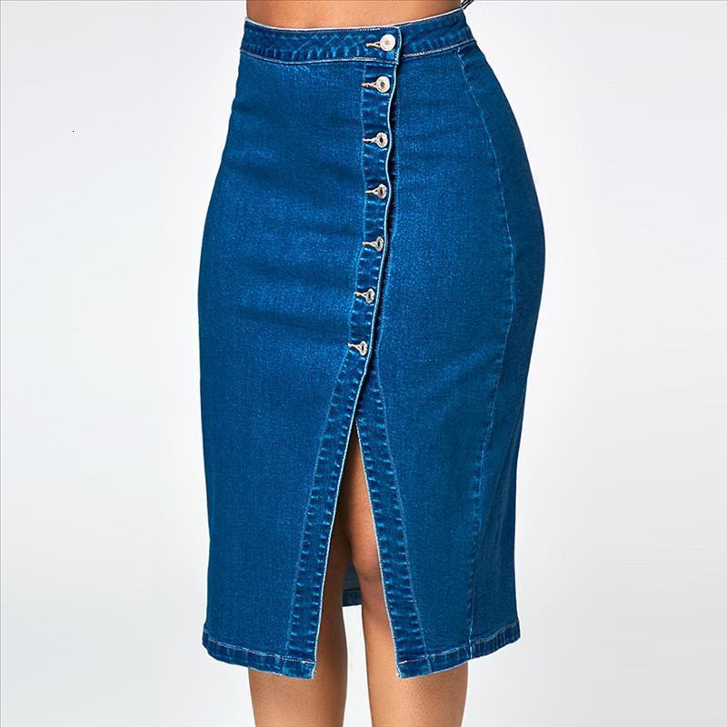 cheap jean skirts knee length