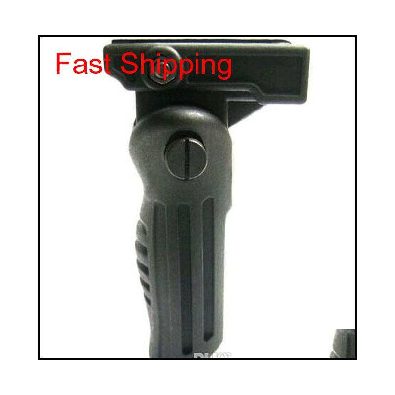 

Tactical Folding Foldable Foregrip Fore Grip For 20Mm Picatinny Weaver Rail C22Nb