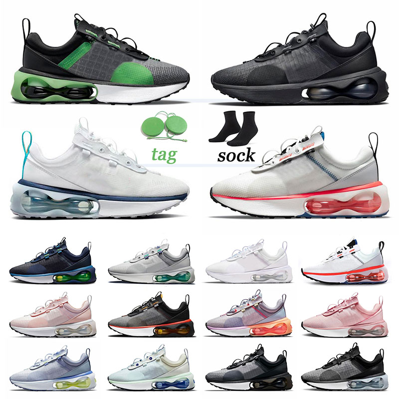 

2021 Top Quality Fly Mesh Knit Running Shoes Black Iron Grey Barely Green Photon Dust Clear Emerald Thunder Trainers Sneakers Size 36-45, 36-45 white court purple