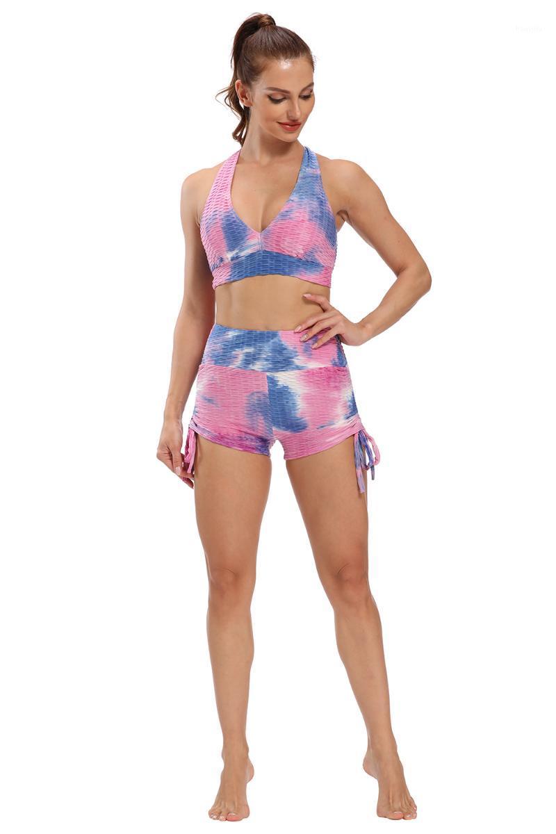 

Gym wear women 2 pieces yoga wear set activewear manufacturers wholesale private label fitness apparel sets1, As shown 09